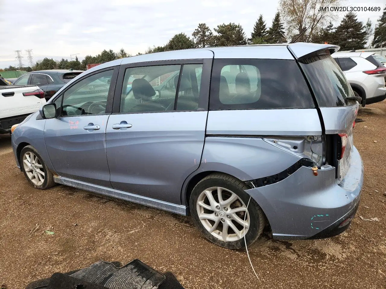 2012 MAZDA 5 VIN JM1CW2DL3C0104689 — фото 2