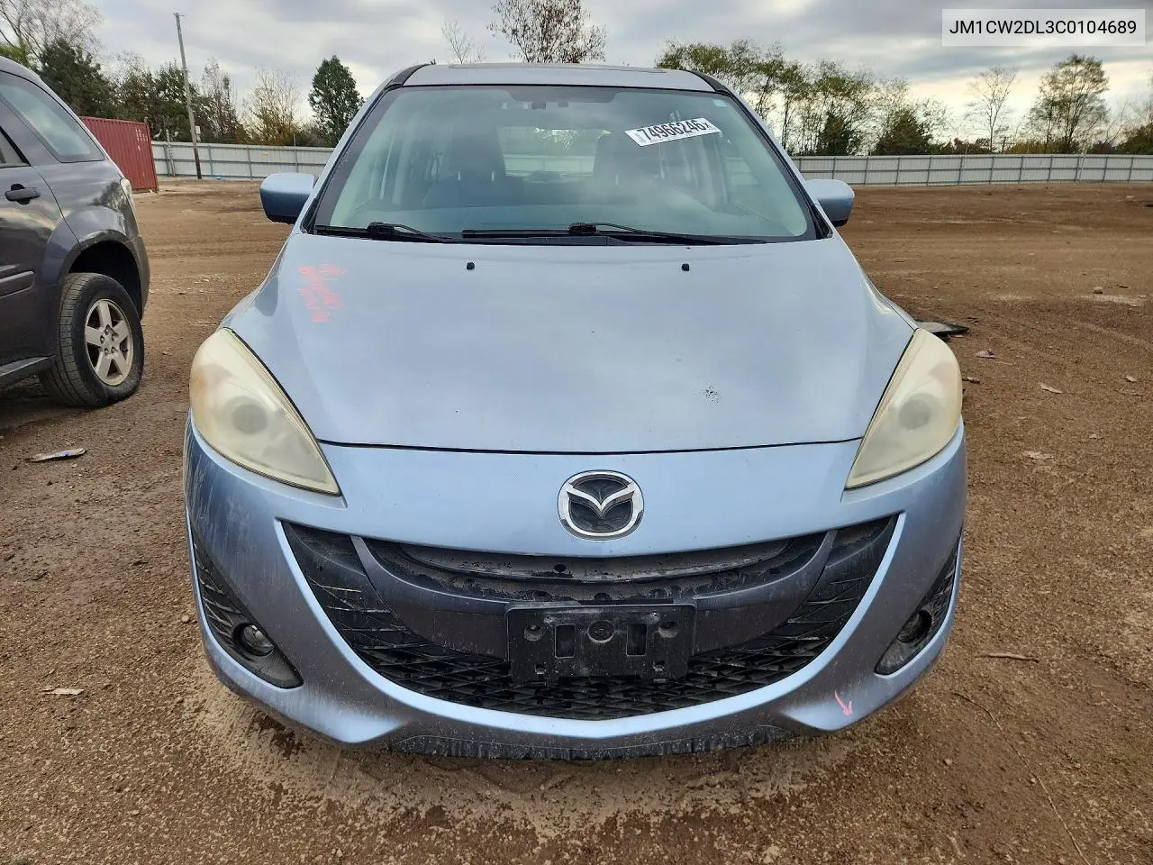 2012 MAZDA 5 VIN JM1CW2DL3C0104689 — фото 5