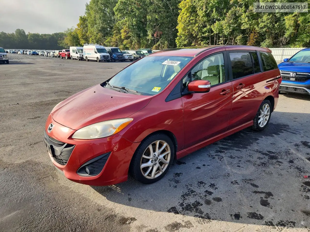 MAZDA 5 2013, VIN JM1CW2DL0D0147517