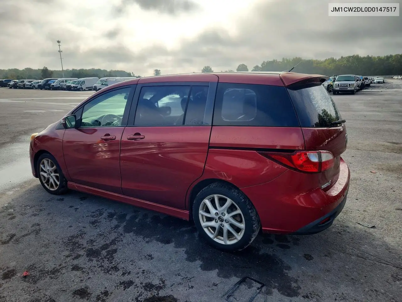 2013 MAZDA 5 VIN JM1CW2DL0D0147517 — фото 2
