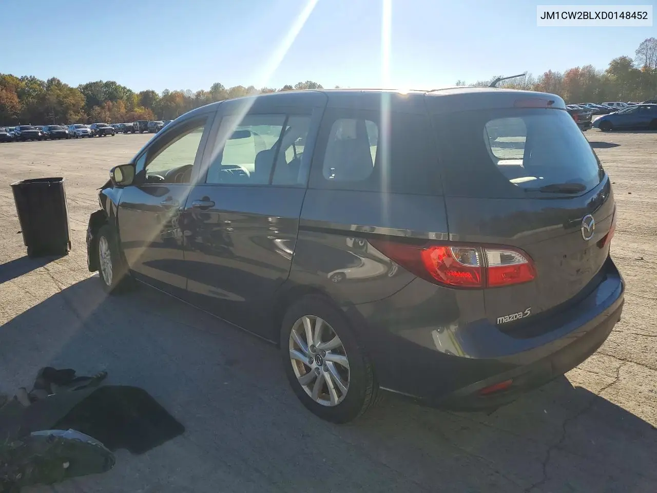 2013 MAZDA 5 VIN JM1CW2BLXD0148452 — фото 2