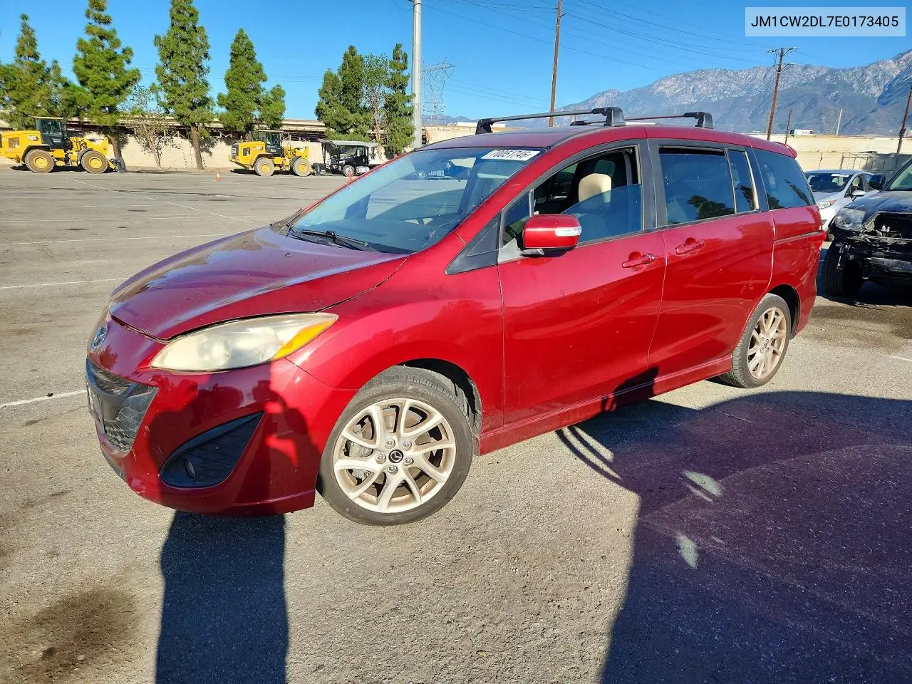 MAZDA 5 2014, VIN JM1CW2DL7E0173405