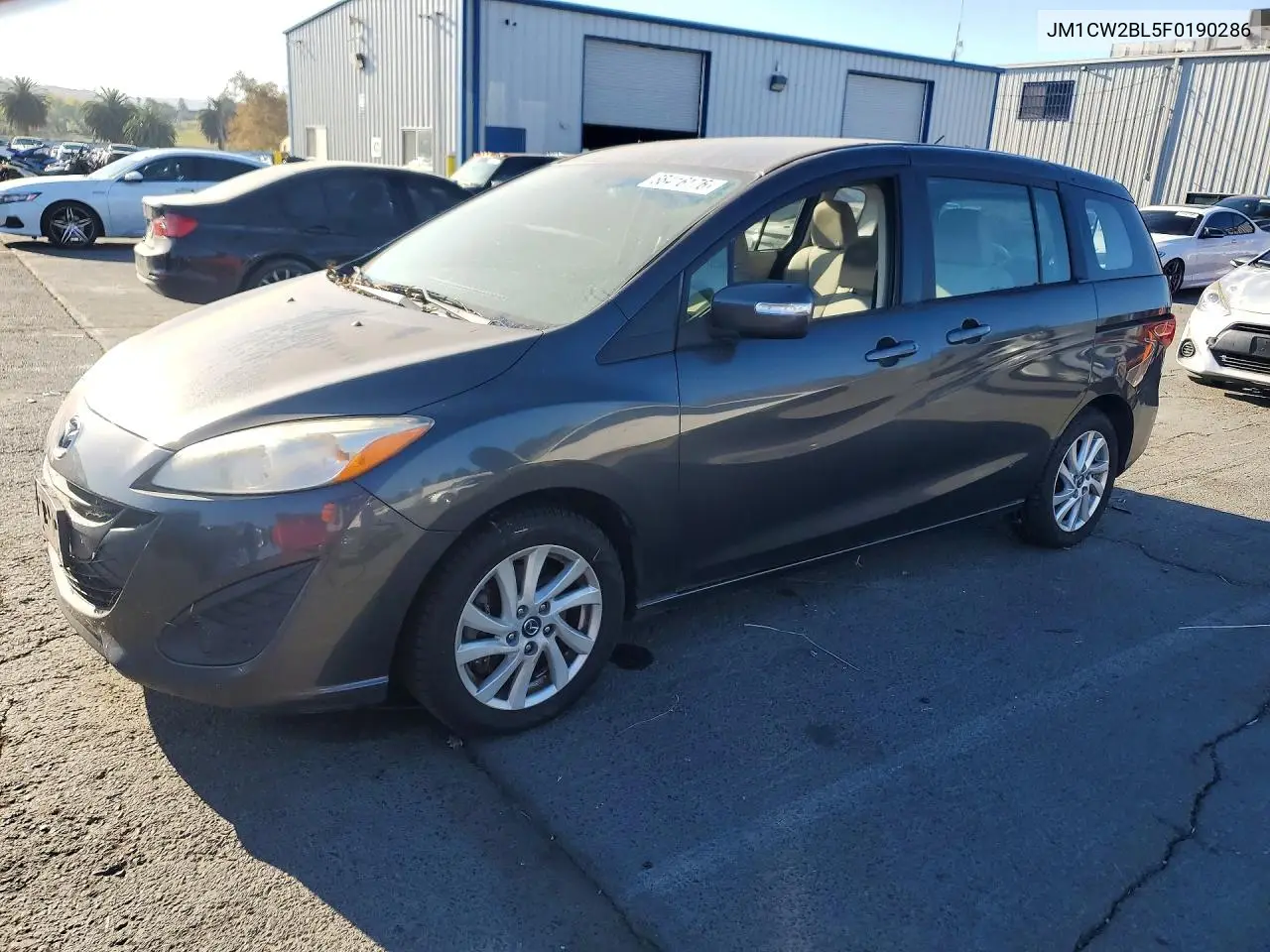 MAZDA 5 2015, VIN JM1CW2BL5F0190286