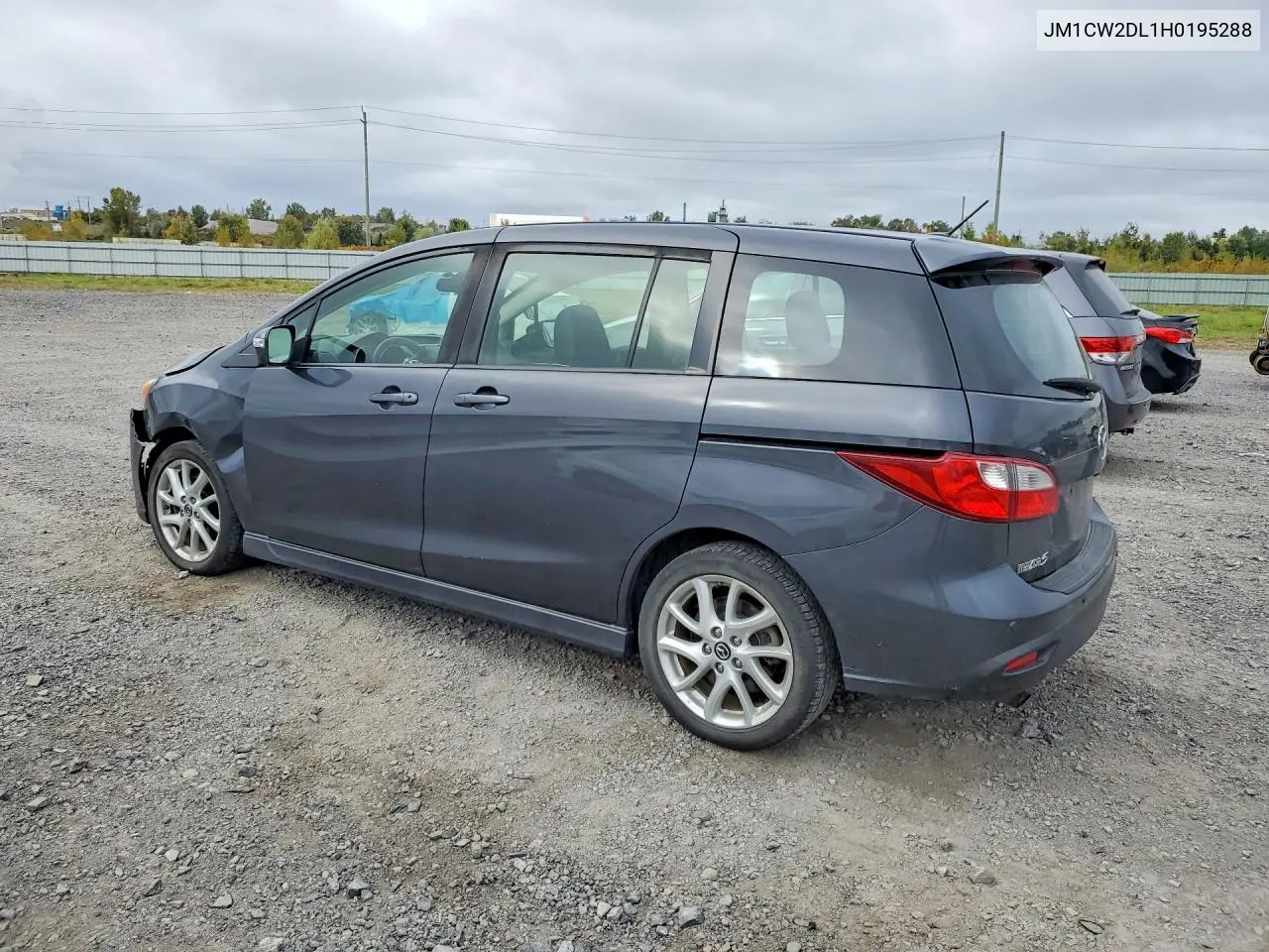 2017 MAZDA 5 VIN JM1CW2DL1H0195288 — фото 2