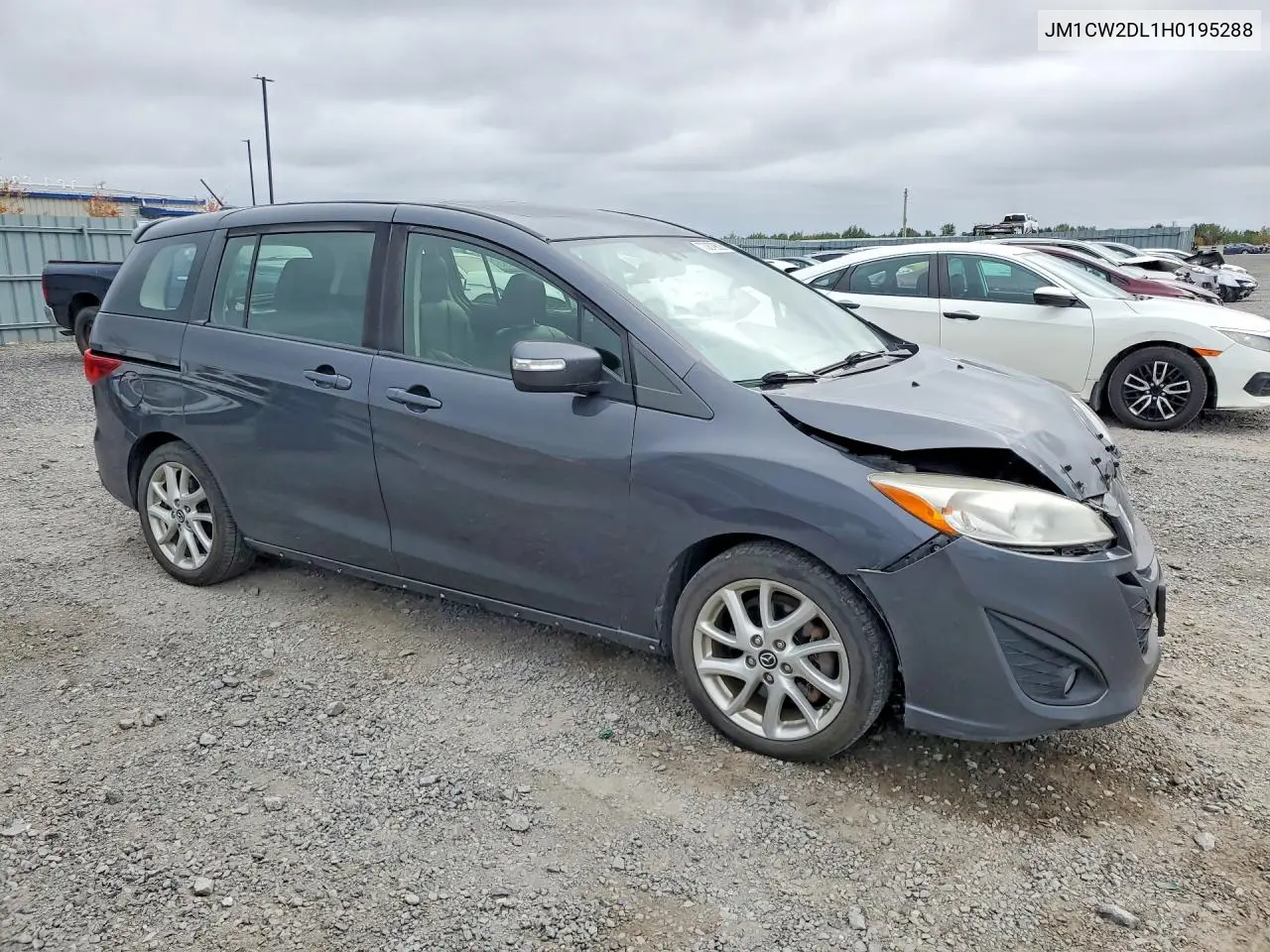 2017 MAZDA 5 VIN JM1CW2DL1H0195288 — фото 4