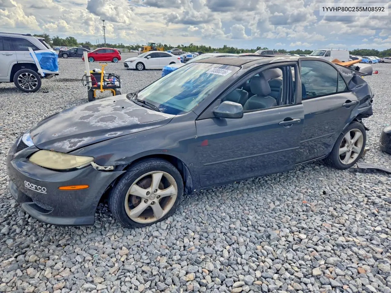 MAZDA 6 2005, VIN 1YVHP80C255M08592