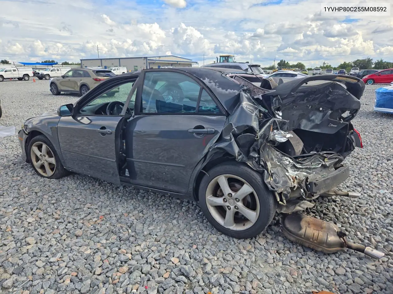 2005 MAZDA 6 VIN 1YVHP80C255M08592 — фото 2