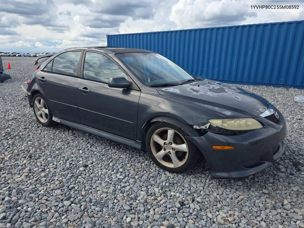 2005 MAZDA 6 VIN 1YVHP80C255M08592 — фото 4