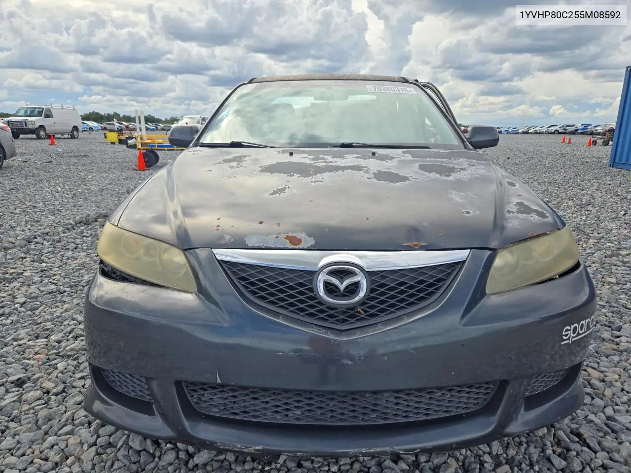 2005 MAZDA 6 VIN 1YVHP80C255M08592 — фото 5