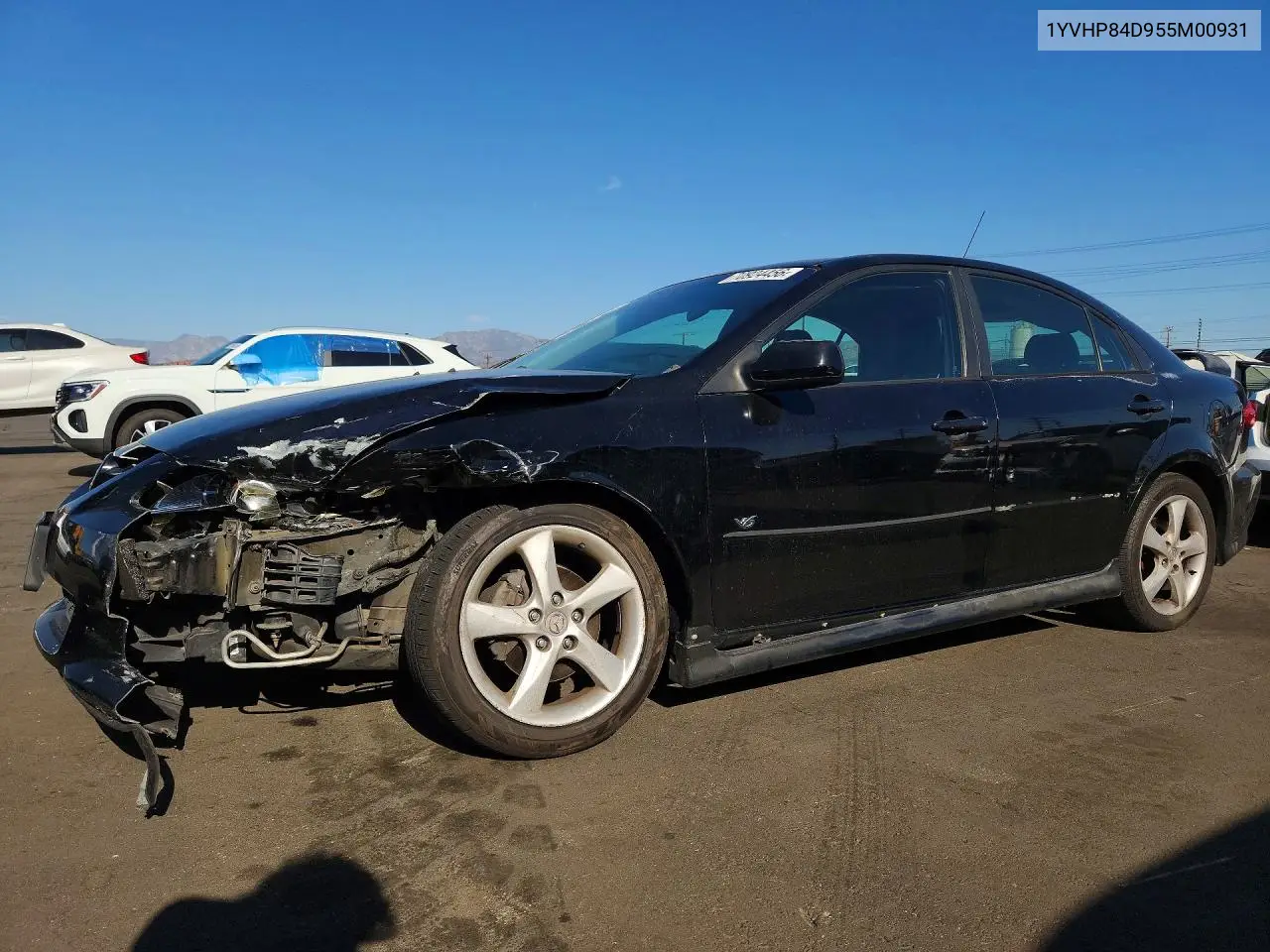 MAZDA 6 2005, VIN 1YVHP84D955M00931