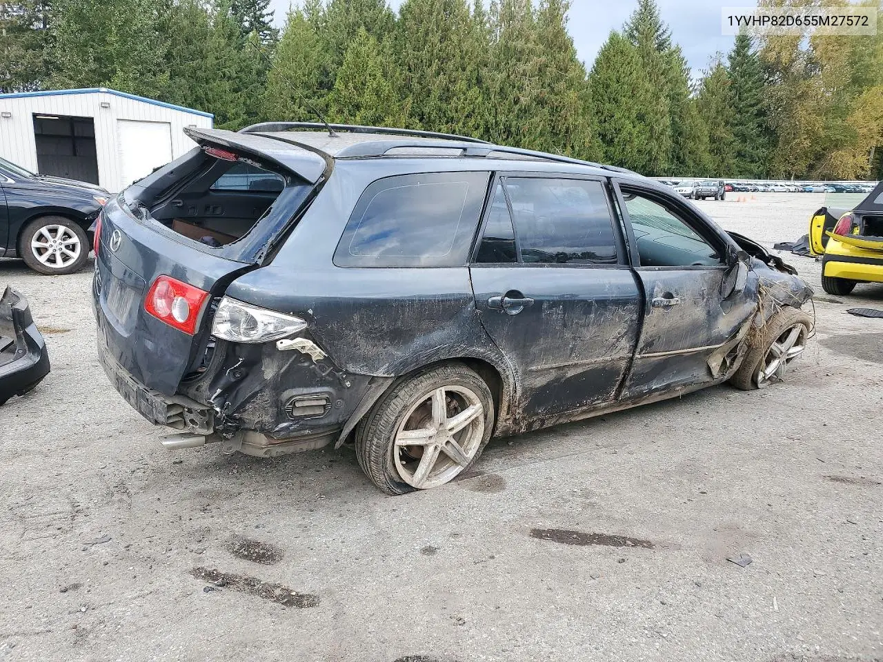 2005 MAZDA 6 VIN 1YVHP82D655M27572 — фото 3