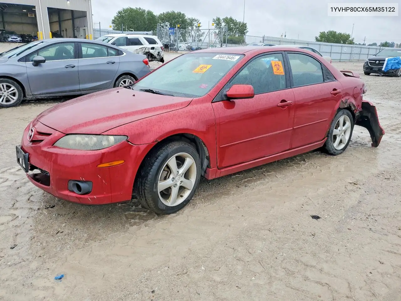 2006 MAZDA 6 VIN 1YVHP80CX65M35122 — фото 2