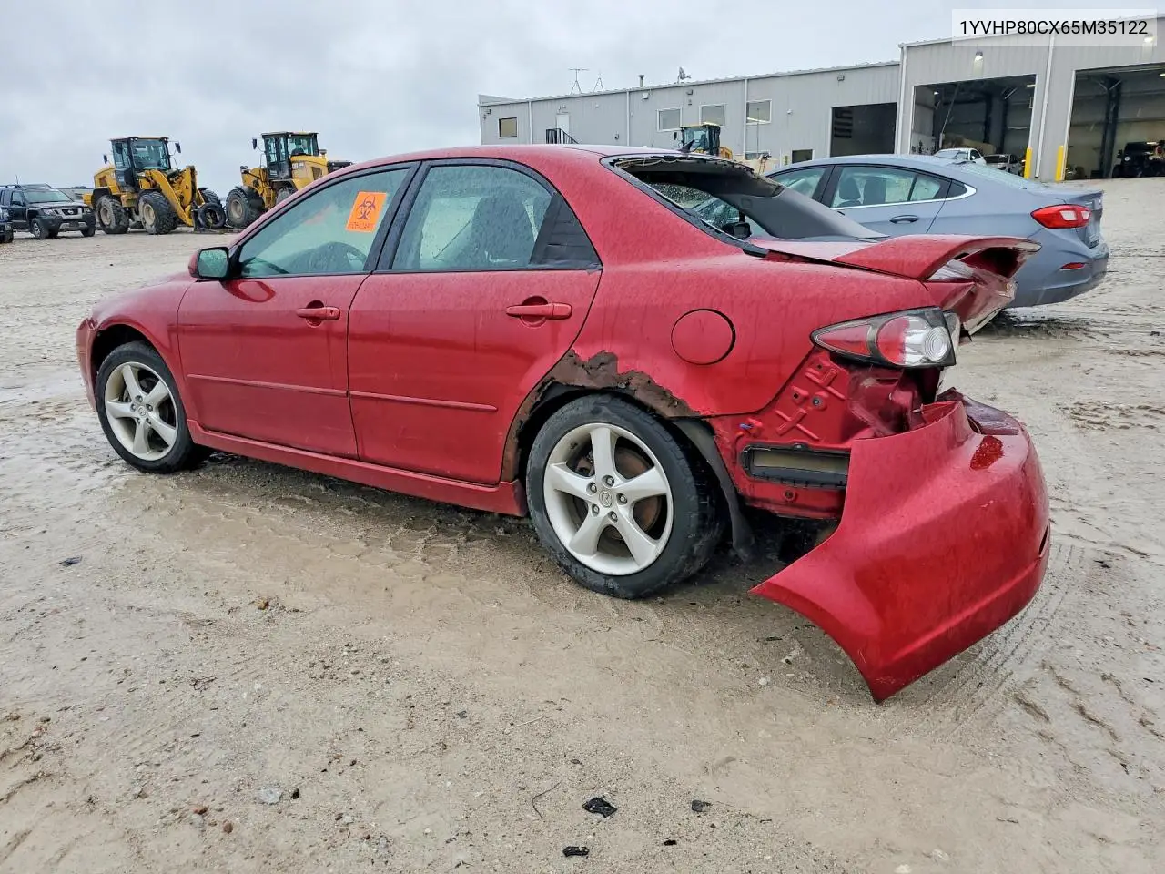 2006 MAZDA 6 VIN 1YVHP80CX65M35122 — фото 3