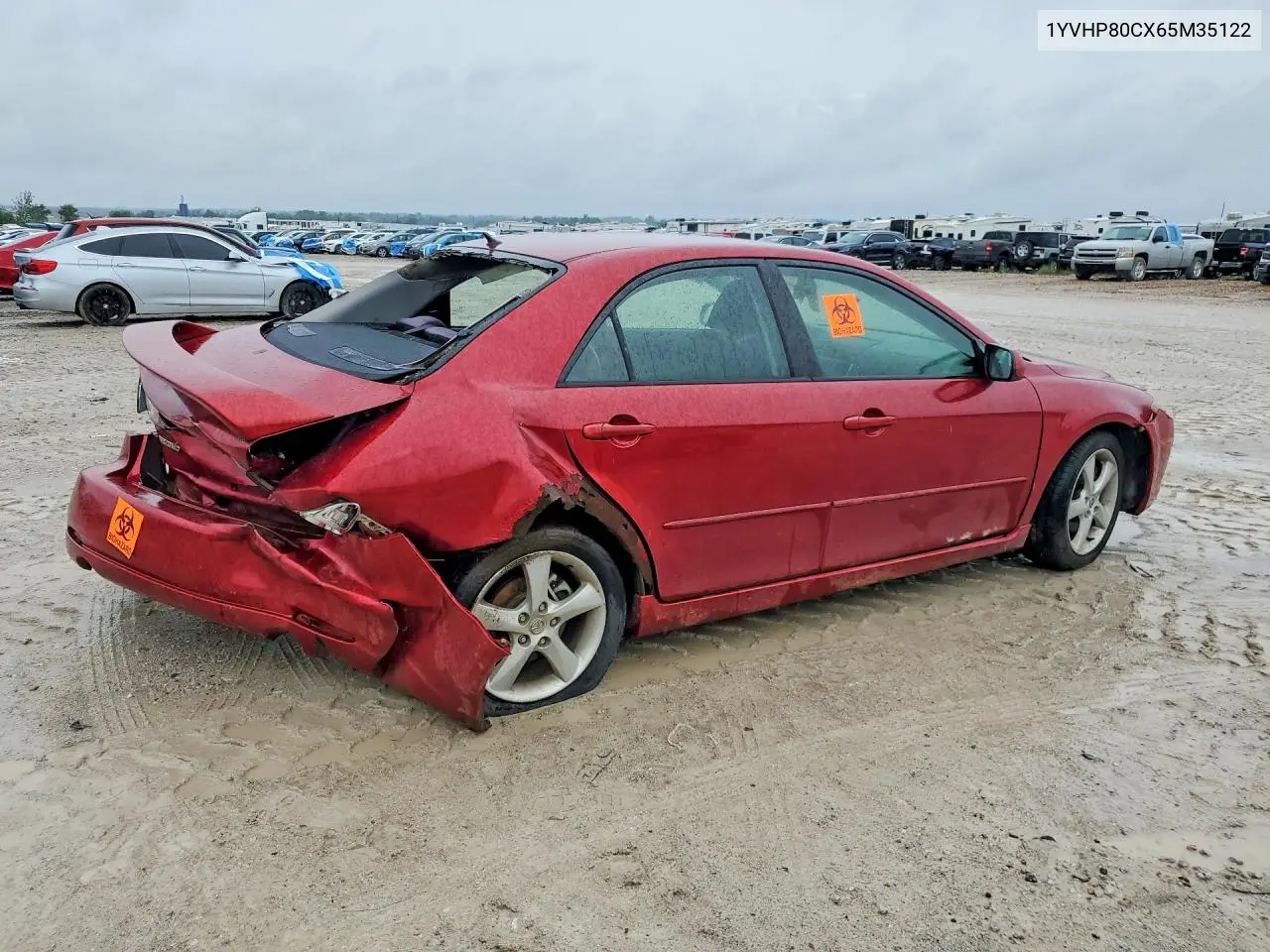 MAZDA 6 2006, VIN 1YVHP80CX65M35122