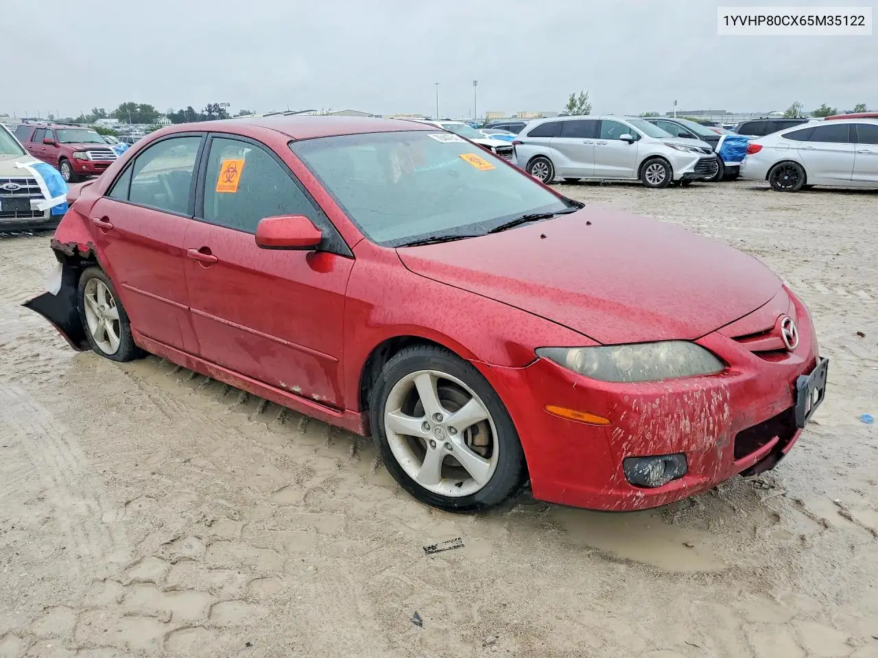 2006 MAZDA 6 VIN 1YVHP80CX65M35122 — фото 4