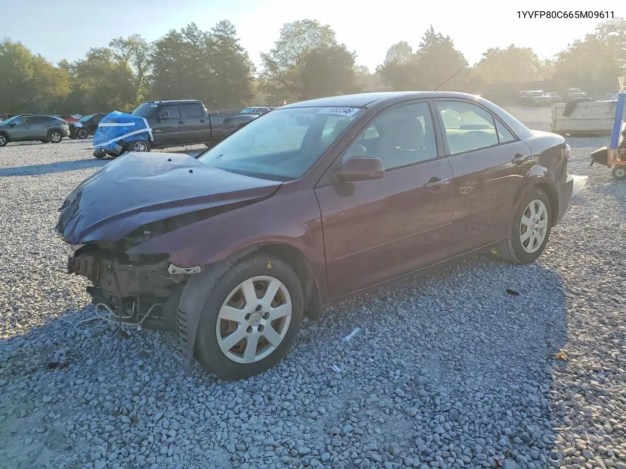 MAZDA 6 2006, VIN 1YVFP80C665M09611