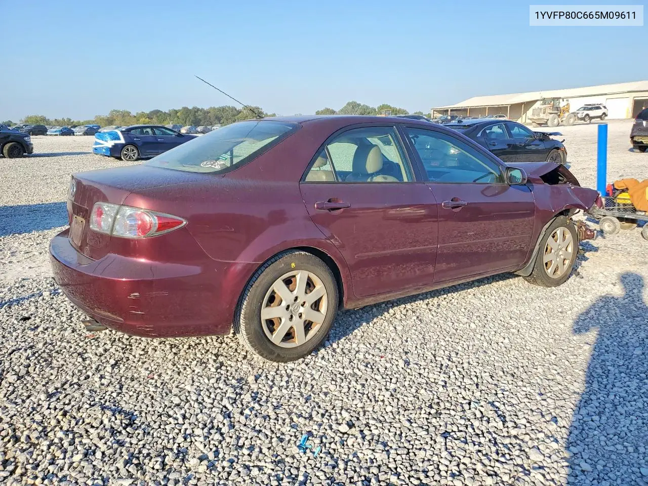 2006 MAZDA 6 VIN 1YVFP80C665M09611 — фото 3