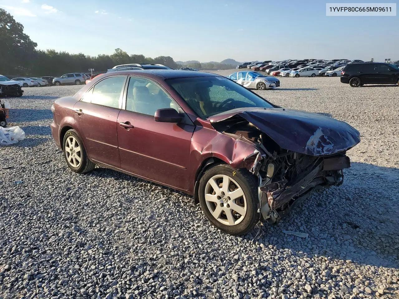 2006 MAZDA 6 VIN 1YVFP80C665M09611 — фото 4