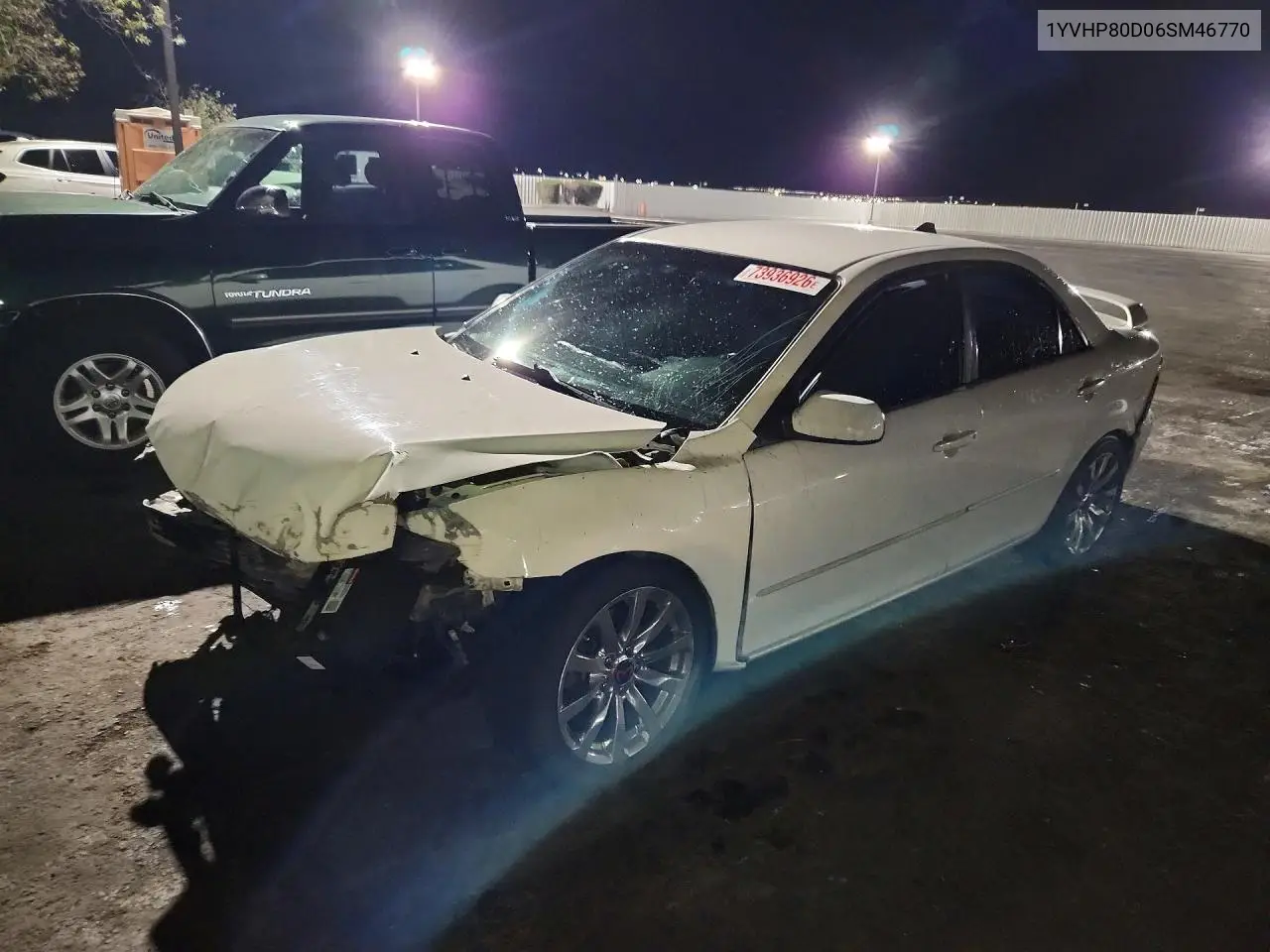 MAZDA 6 2006, VIN 1YVHP80D06SM46770