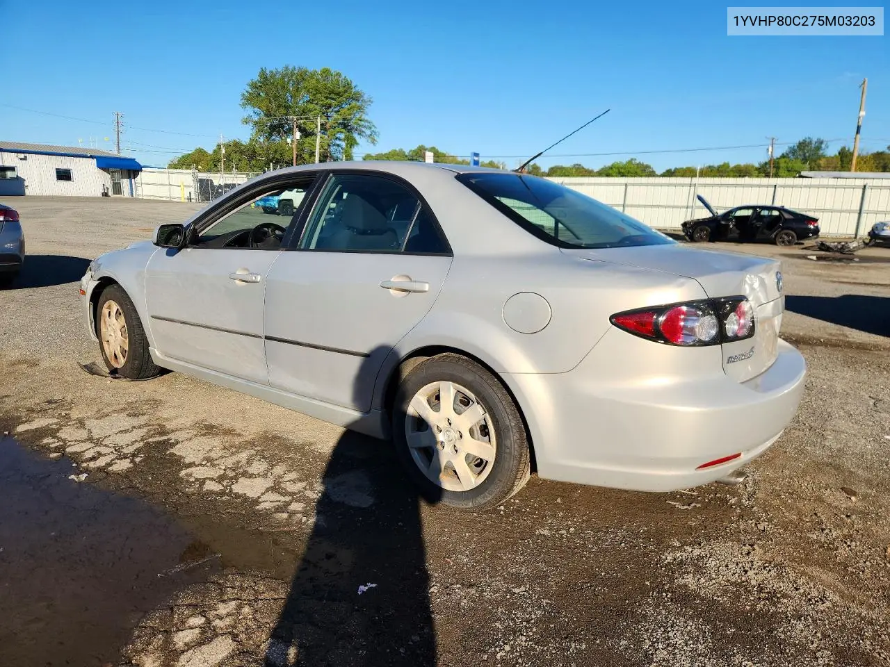 2007 MAZDA 6 VIN 1YVHP80C275M03203 — фото 2