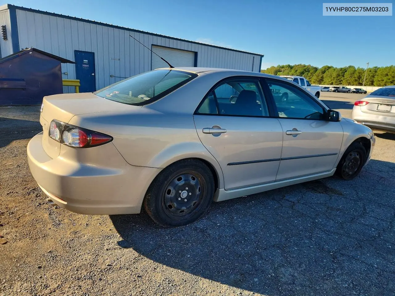 2007 MAZDA 6 VIN 1YVHP80C275M03203 — фото 3