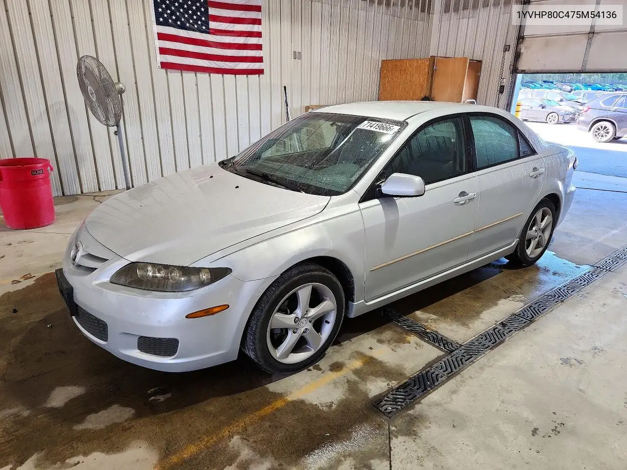 MAZDA 6 2007, VIN 1YVHP80C475M54136
