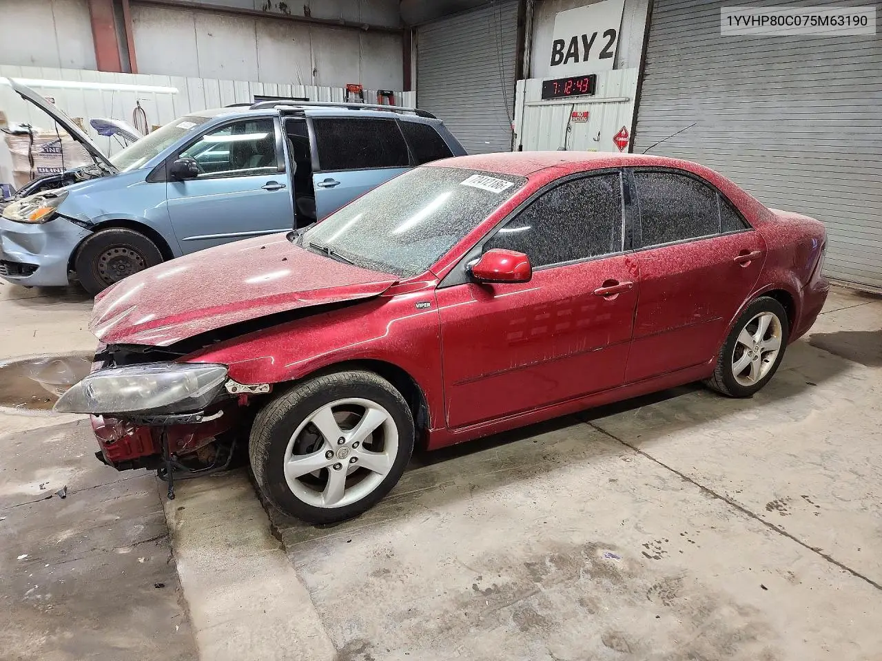MAZDA 6 2007, VIN 1YVHP80C075M63190