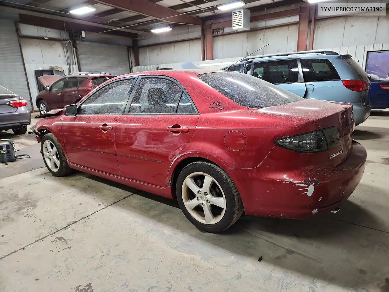 2007 MAZDA 6 VIN 1YVHP80C075M63190 — фото 2
