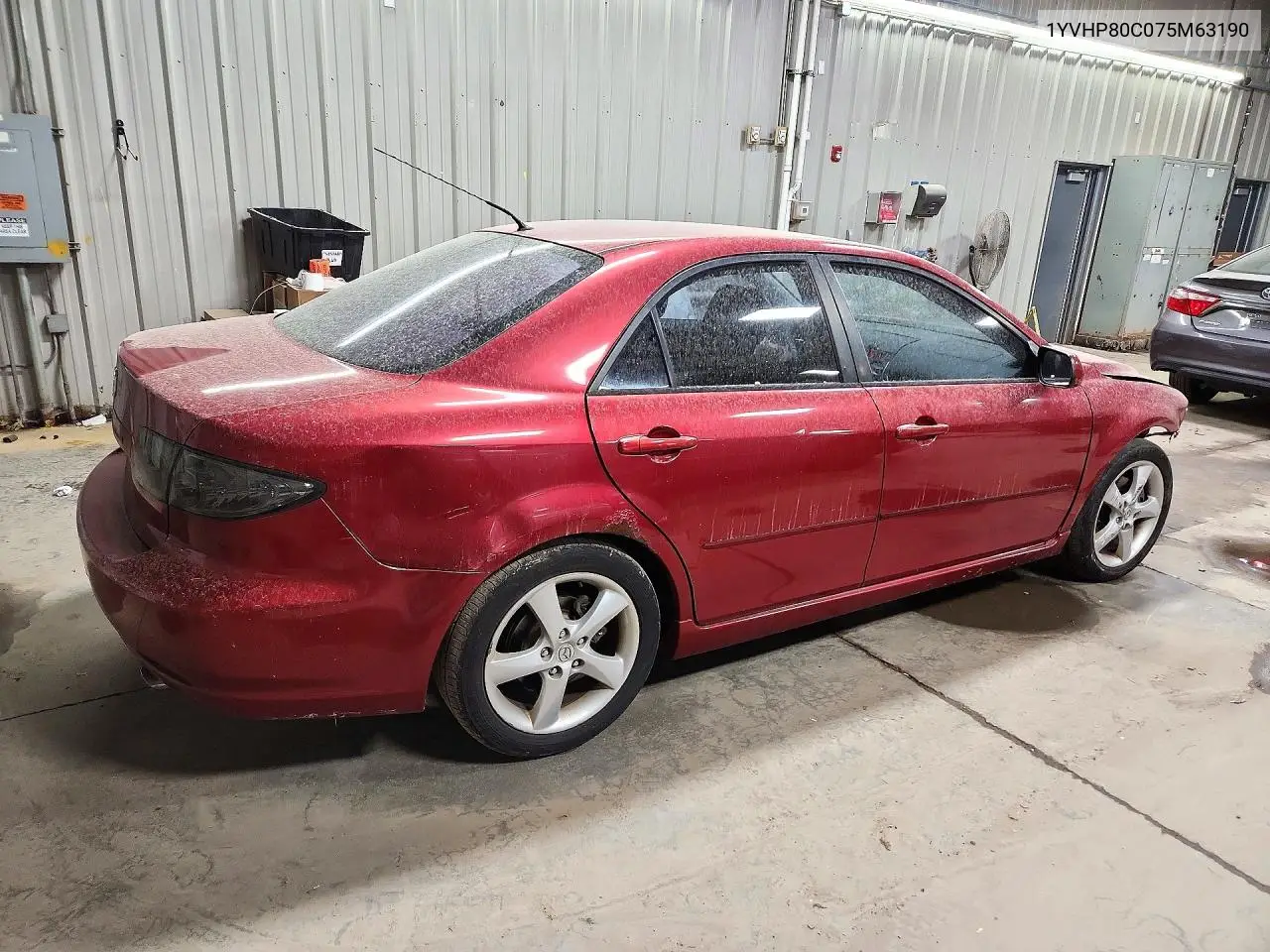 2007 MAZDA 6 VIN 1YVHP80C075M63190 — фото 3