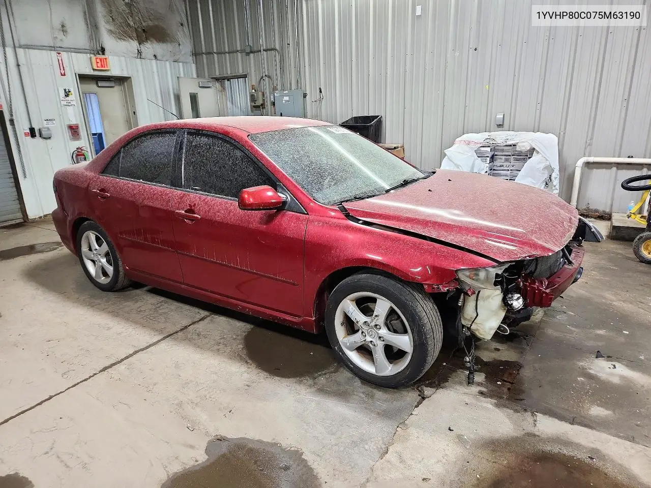 2007 MAZDA 6 VIN 1YVHP80C075M63190 — фото 4