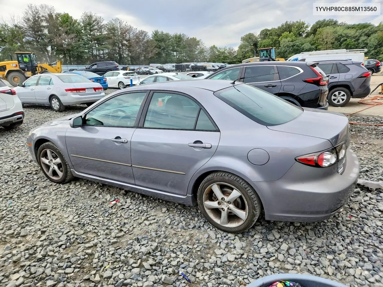 2008 MAZDA 6 VIN 1YVHP80C885M13560 — фото 2