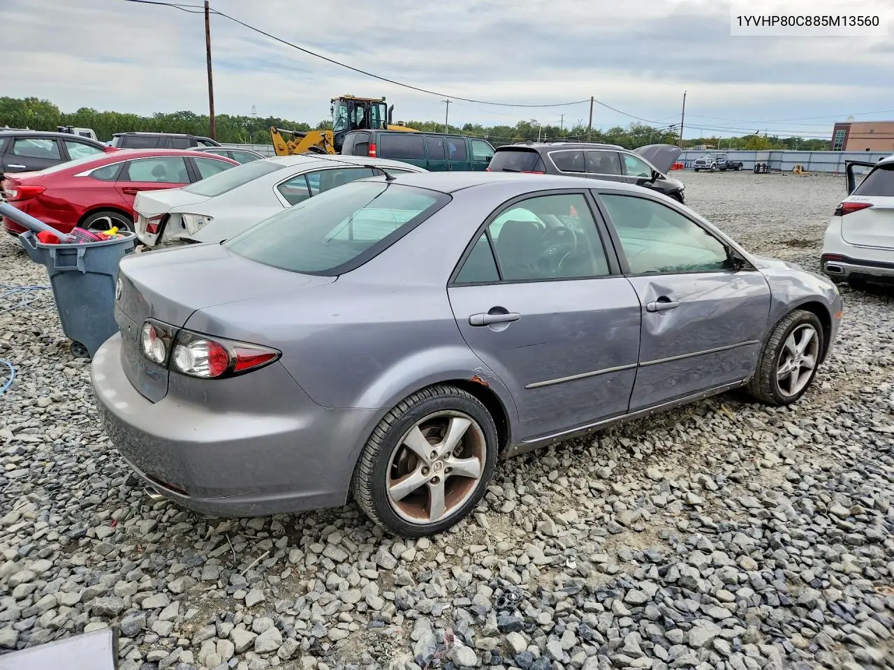 2008 MAZDA 6 VIN 1YVHP80C885M13560 — фото 3