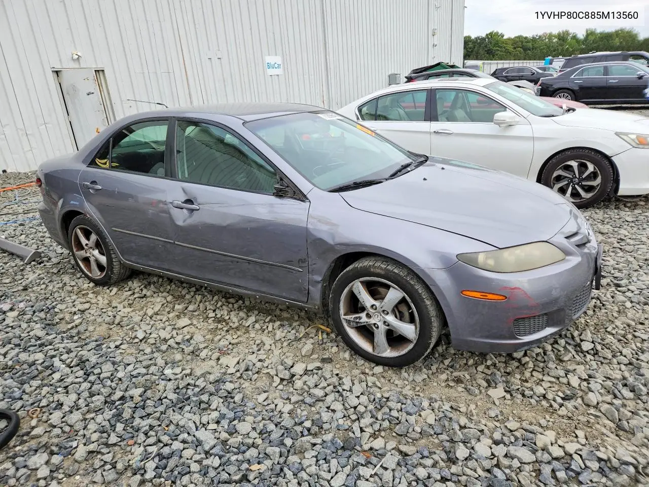 2008 MAZDA 6 VIN 1YVHP80C885M13560 — фото 4