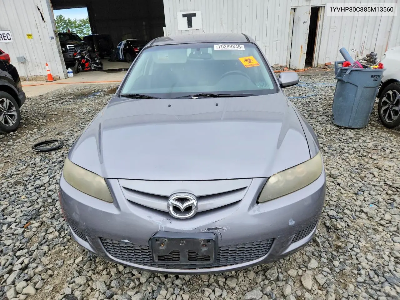 2008 MAZDA 6 VIN 1YVHP80C885M13560 — фото 5