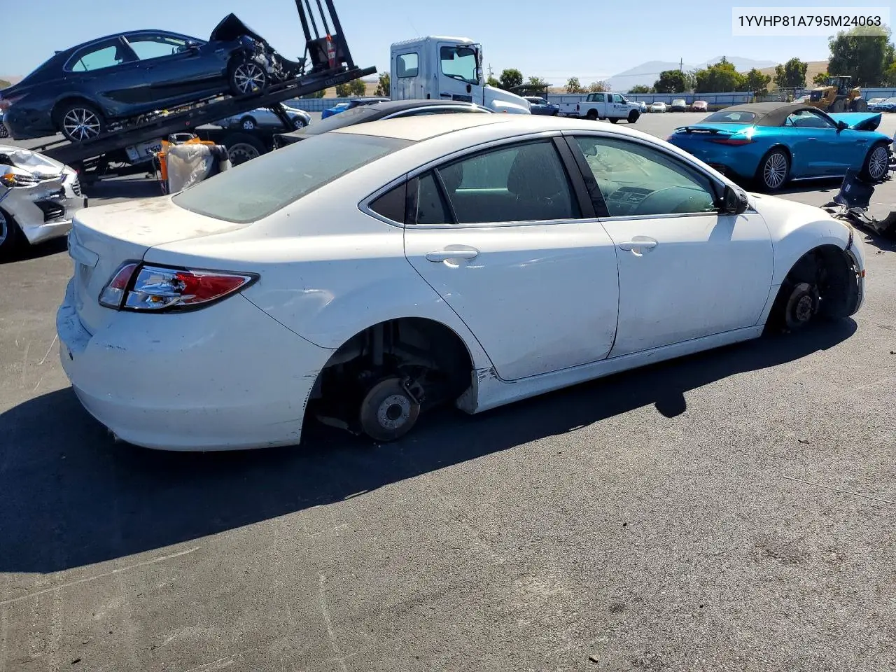 2009 MAZDA 6 VIN 1YVHP81A795M24063 — фото 3