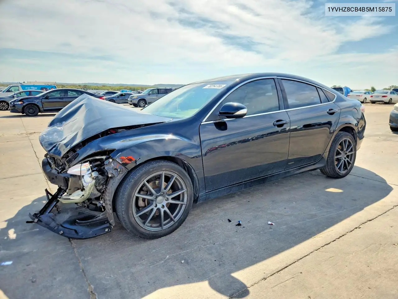 MAZDA 6 2011, VIN 1YVHZ8CB4B5M15875