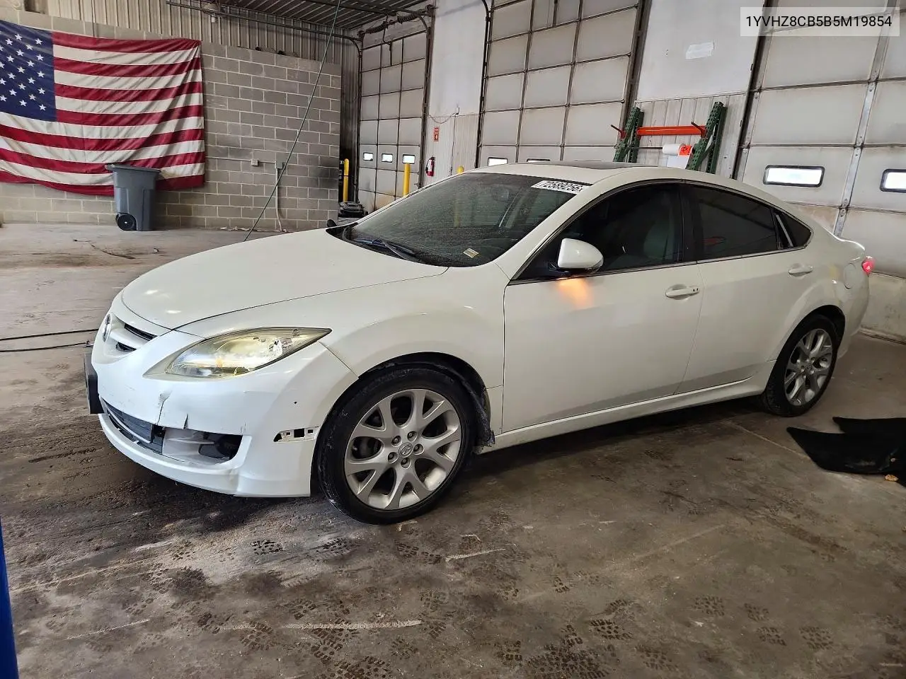 MAZDA 6 2011, VIN 1YVHZ8CB5B5M19854