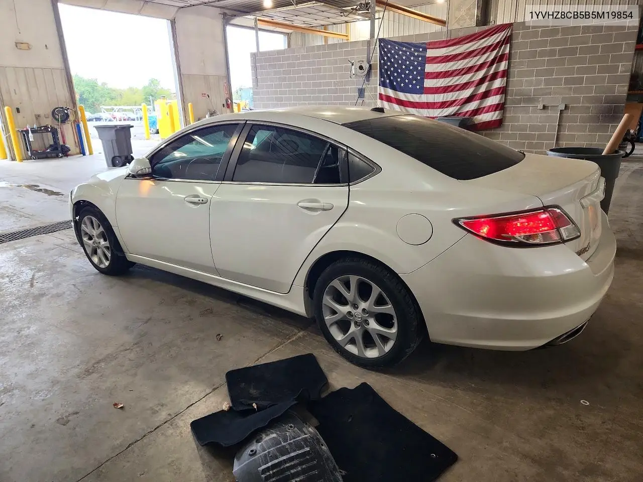 2011 MAZDA 6 VIN 1YVHZ8CB5B5M19854 — фото 2