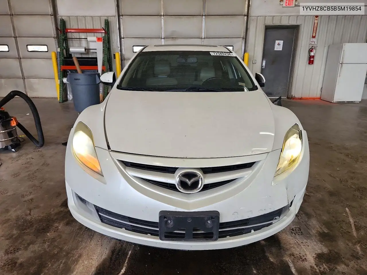 2011 MAZDA 6 VIN 1YVHZ8CB5B5M19854 — фото 5