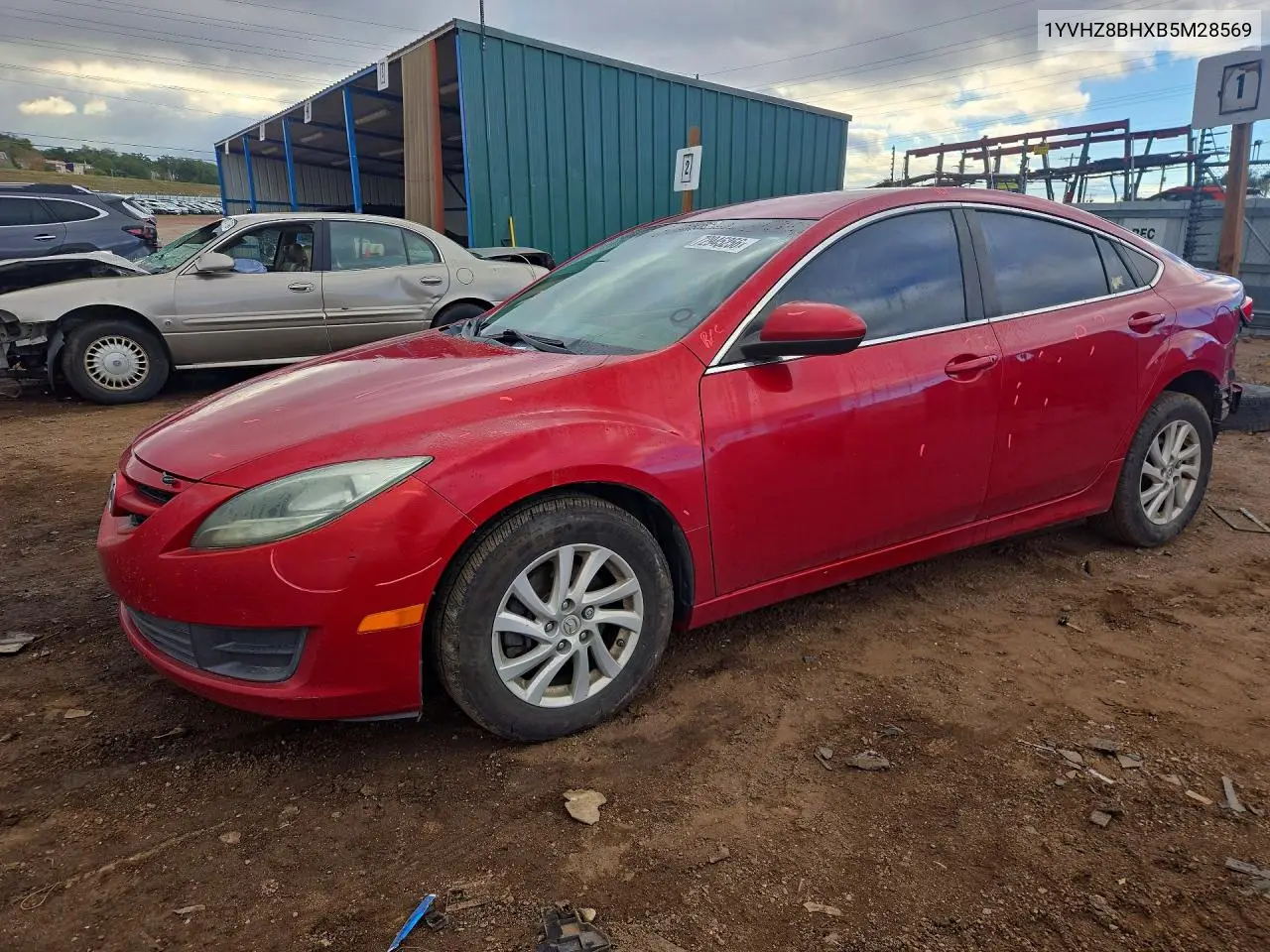 MAZDA 6 2011, VIN 1YVHZ8BHXB5M28569