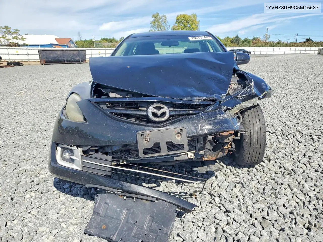 2012 MAZDA 6 VIN 1YVHZ8DH9C5M16637 — фото 5