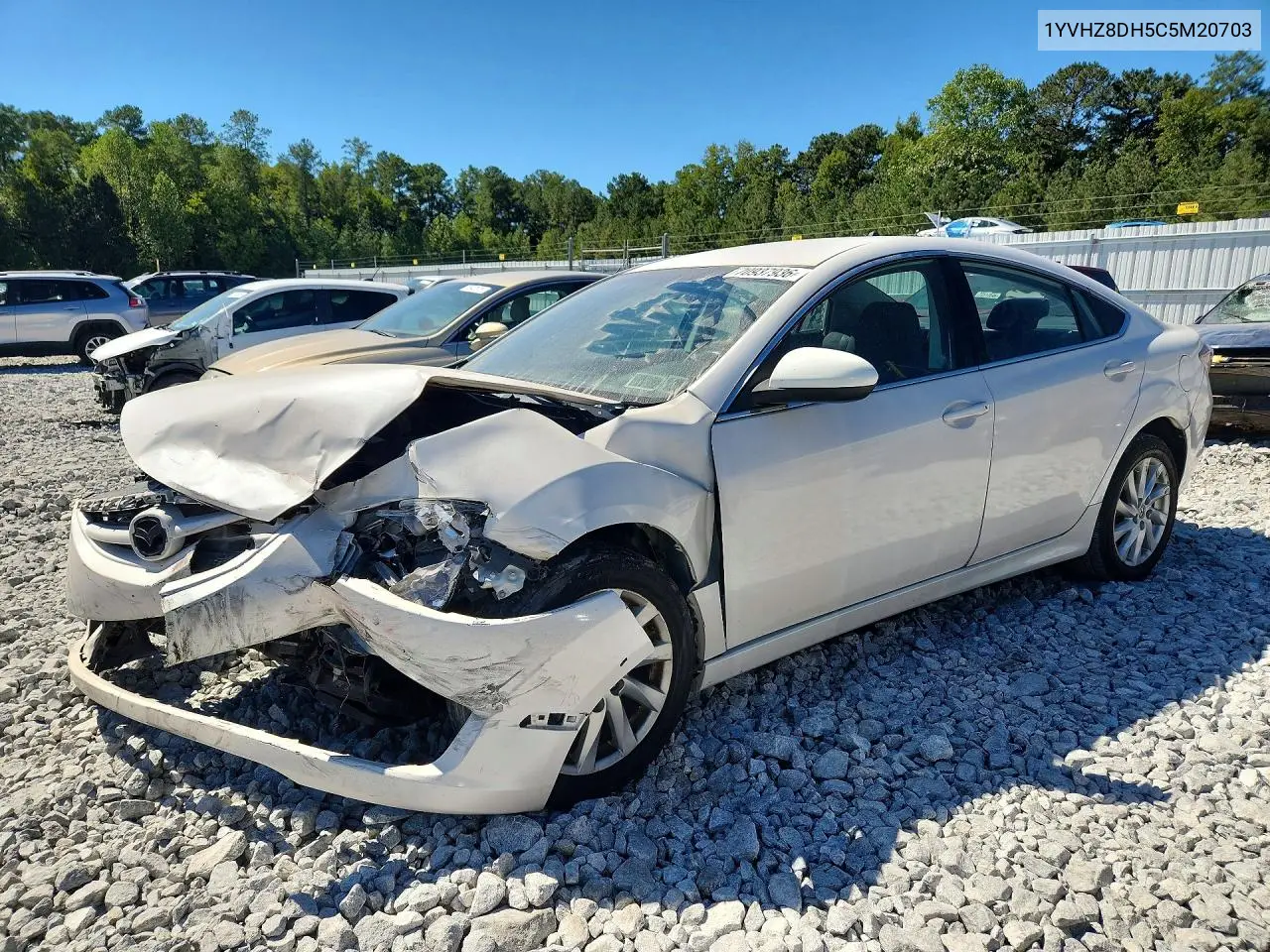 MAZDA 6 2012, VIN 1YVHZ8DH5C5M20703