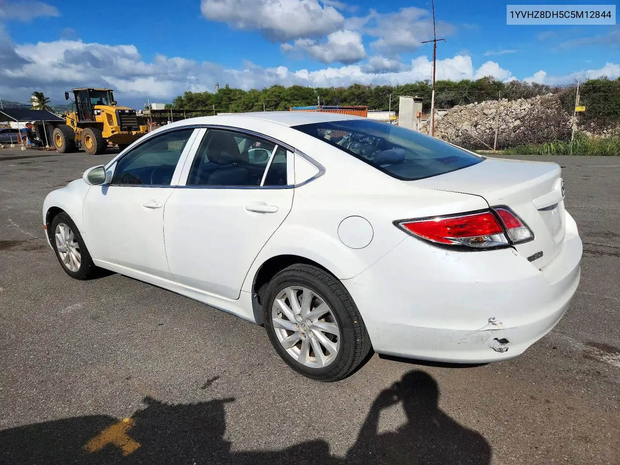 2012 MAZDA 6 VIN 1YVHZ8DH5C5M12844 — фото 2
