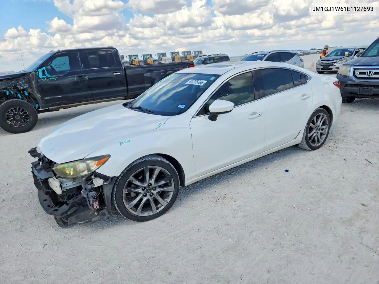 MAZDA 6 2014, VIN JM1GJ1W61E1127693