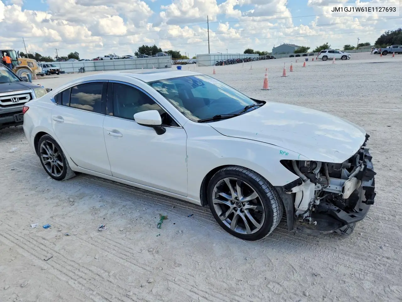 2014 MAZDA 6 VIN JM1GJ1W61E1127693 — фото 4