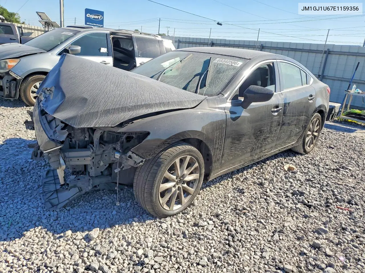 MAZDA 6 2014, VIN JM1GJ1U67E1159356