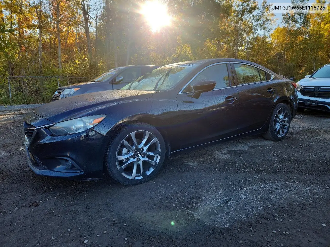MAZDA 6 2014, VIN JM1GJ1W65E1115725