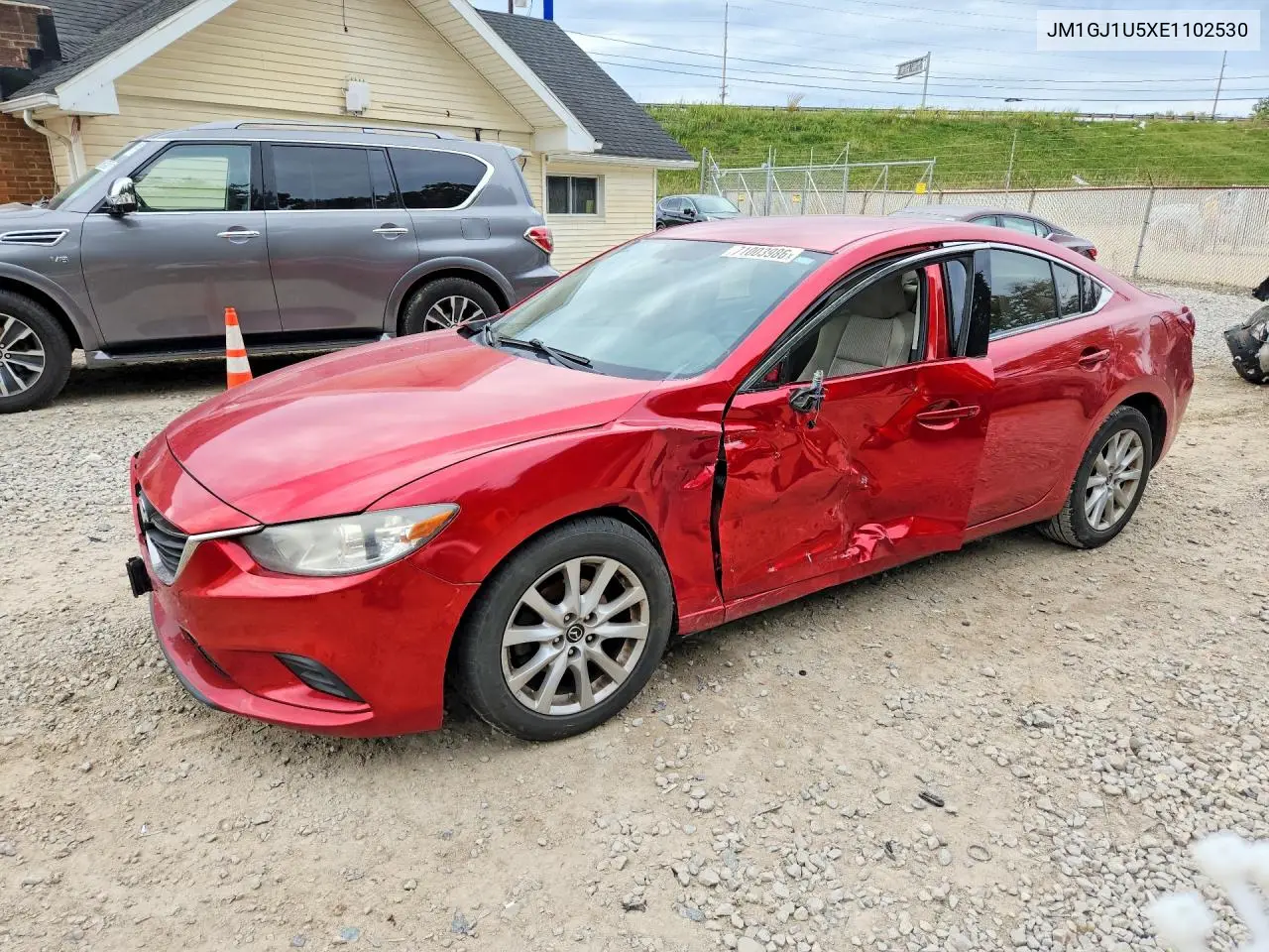 MAZDA 6 2014, VIN JM1GJ1U5XE1102530