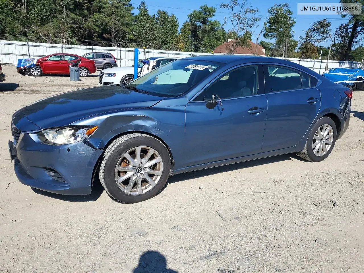 MAZDA 6 2014, VIN JM1GJ1U61E1158865