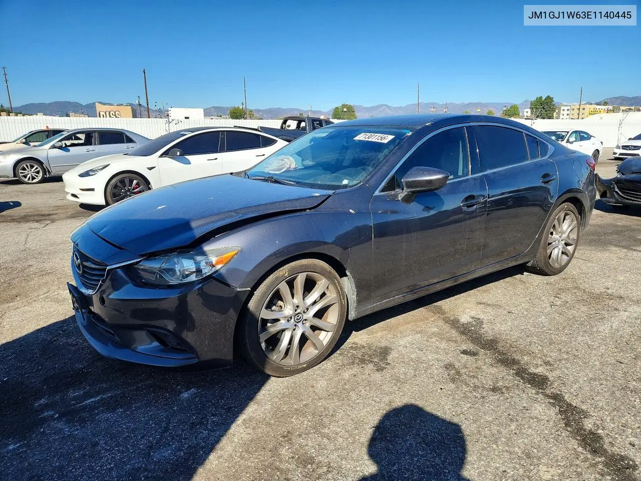 MAZDA 6 2014, VIN JM1GJ1W63E1140445